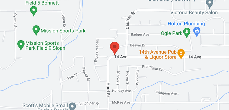 map of 32215 14 AVENUE